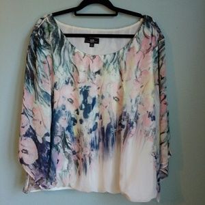 ACB plus size floral blouse